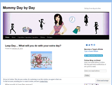 Tablet Screenshot of mommydaybyday.com